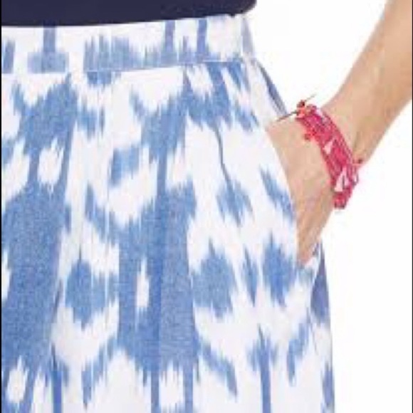 Vineyard Vines Ikat Pleated Pocket Skirt - Picture 2 of 3